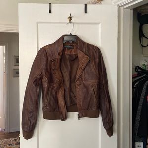 Members Only x Urban Outfitters faux leather jacket